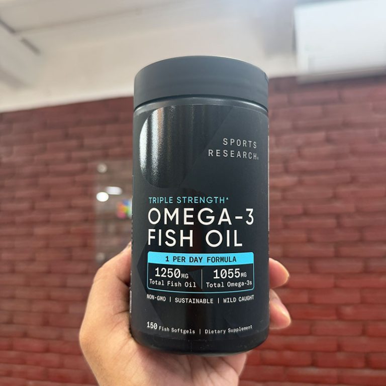 Sports Research Triple Strength Omega 3 Fish Oil 1250mg – 150 Softgels