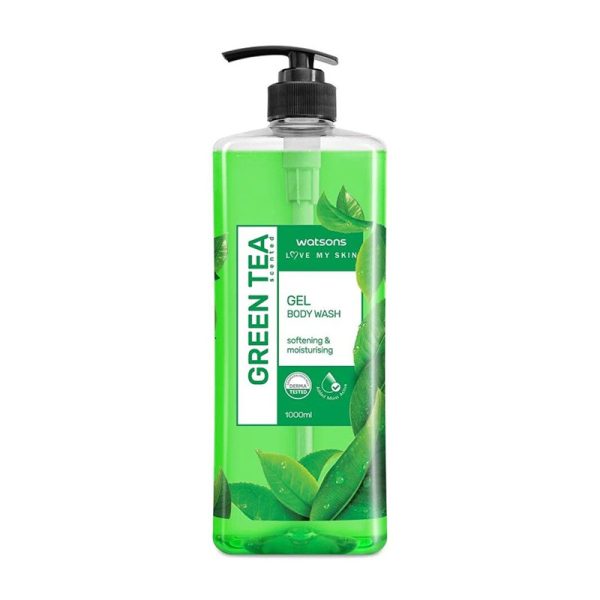 Watsons Green Tea Softening & Moisturising Gel Body Wash – 1000ml