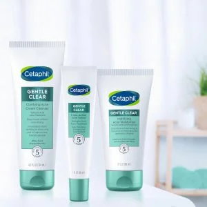 Cetaphil Gentle Clear Clarifying Acne Cream Cleanser - 124ml