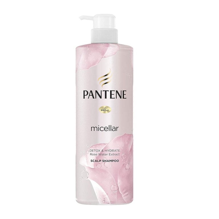 Pantene Micellar Detox & Hydrate Rose Water Extract Scalp Shampoo - 530ml