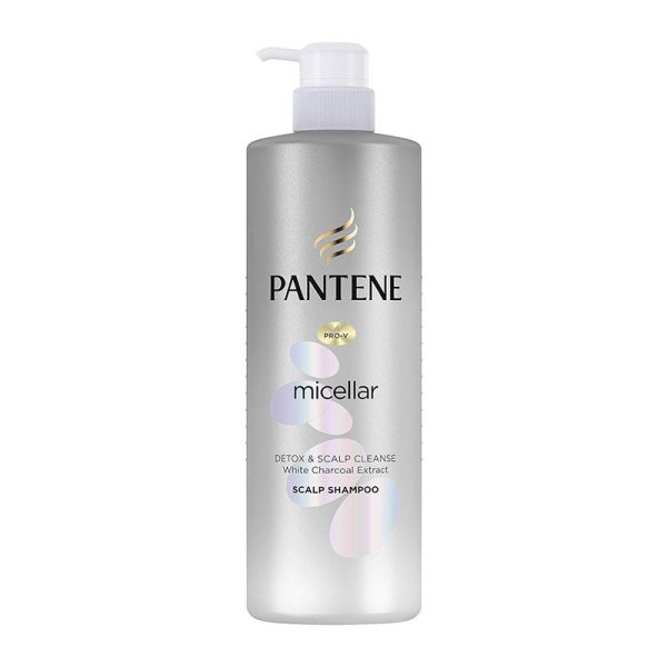 Pantene Micellar Detox & Scalp Cleanse White Charcoal Extract Scalp Shampoo - 530ml