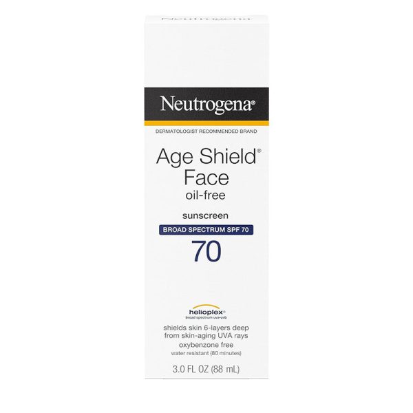 Neutrogena Age Shield Face Oil-Free Broad Spectrum SPF 70 Sunscreen - 88ml