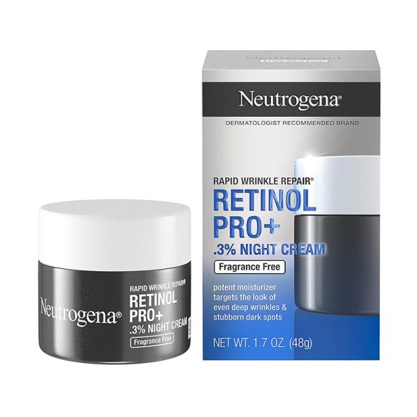 Neutrogena Rapid Wrinkle Repair Retinol Pro+ .3% Night Cream - 48gm
