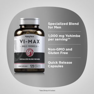 Piping Rock Vi-Max Male 120 Quick Release Capsules