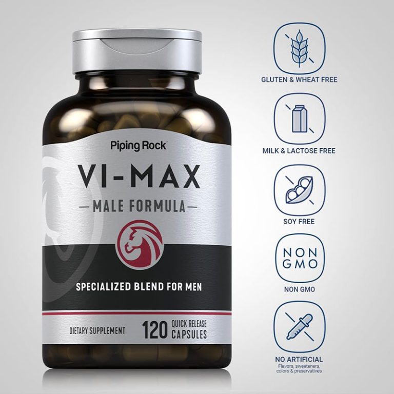 Piping Rock Vi-Max Male 120 Quick Release Capsules