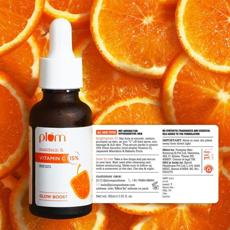Plum 15% Vitamin C Face Serum with Mandarin - 30ml
