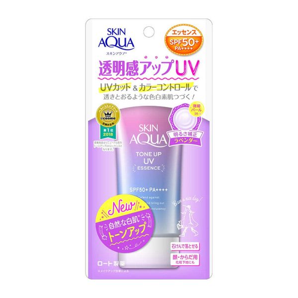 Skin Aqua Tone Up UV Essence SPF50+ PA++++ 80g (Lavender)
