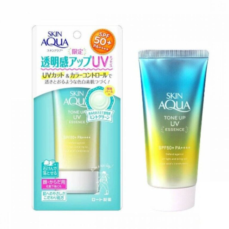 Skin Aqua Tone Up UV Essence SPF50+ PA++++ 80g Mint
