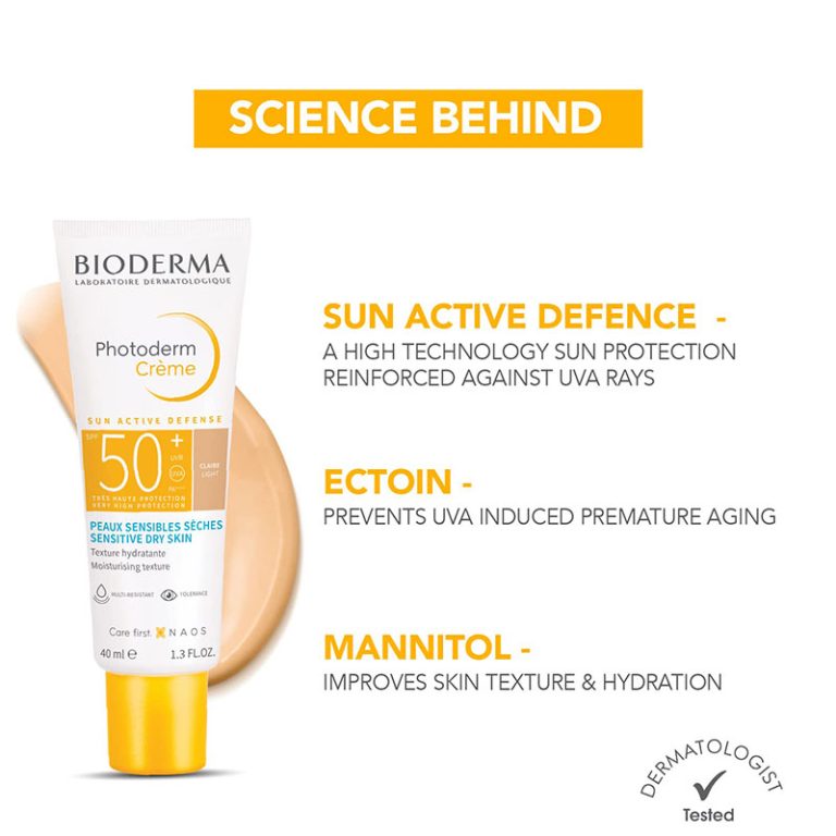 Bioderma Photoderm Creme Teinte Claire SPF 50+ Sunscreen - 40ml