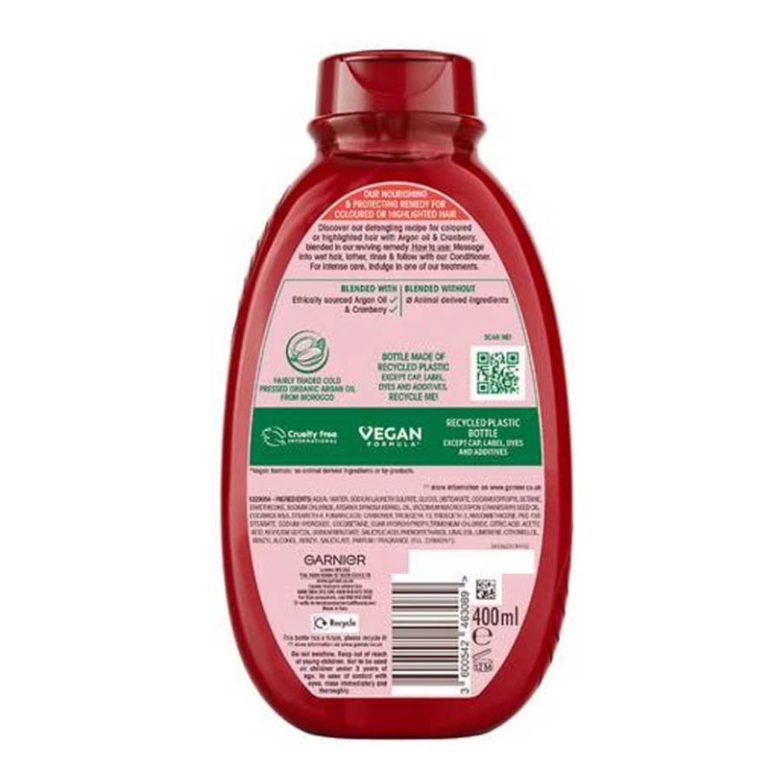 Garnier Ultimate Blends Argan Oil & Cranberry Colour Shampoo - 400ml