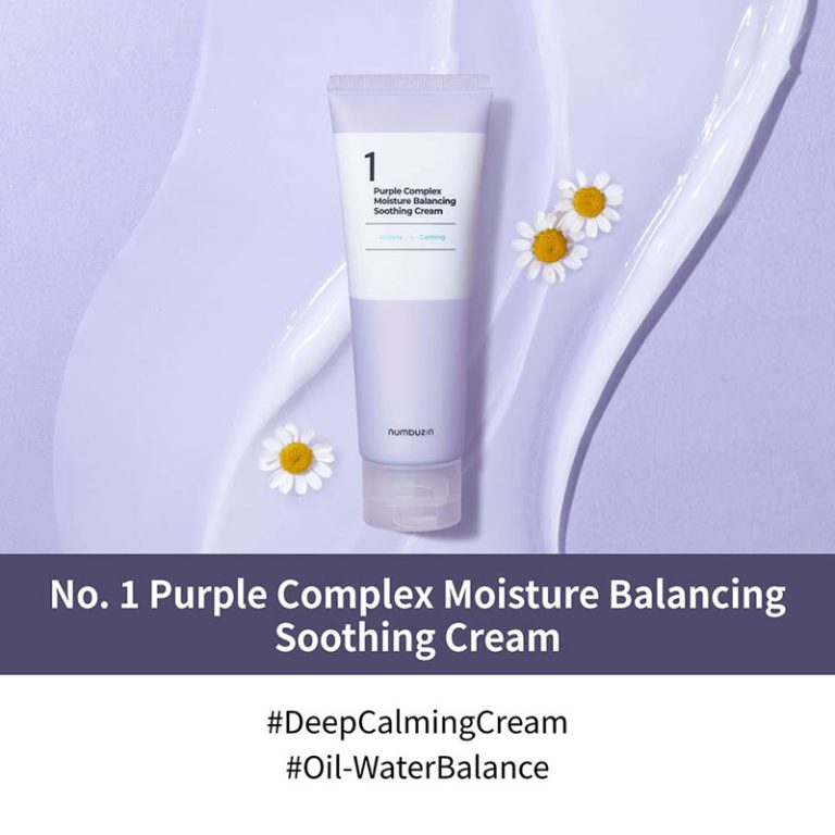 Numbuzin No.1 Purple Complex Moisture Balancing Soothing Cream - 100ml
