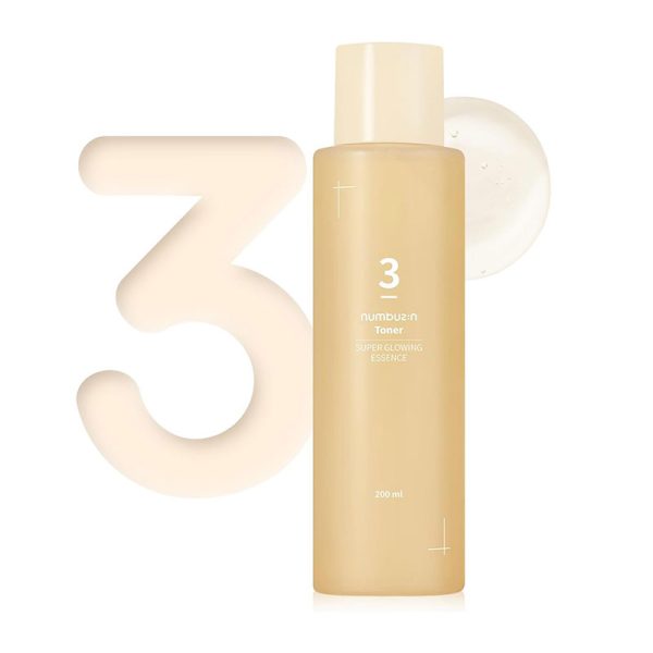 Numbuzin No.3 Super Glowing Essence Toner - 200ml
