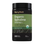 Piping Rock Organic Spirulina 1000mg - 300 Tablets