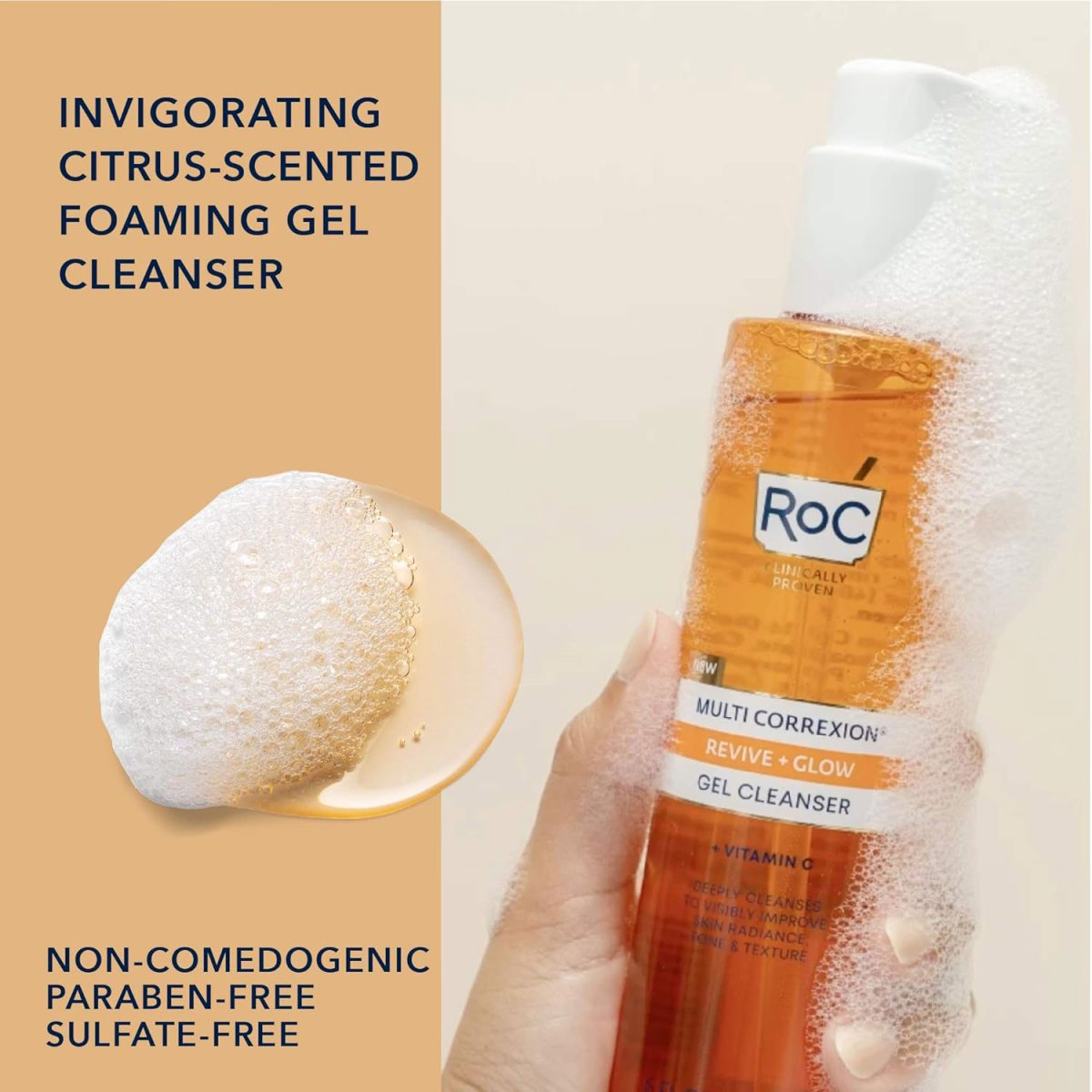 RoC-Multi-Correxion-Revive-+-Glow-Gel-Facial-Cleanser---177ml RoC Multi Correxion Revive + Glow Gel Facial Cleanser - 177ml
