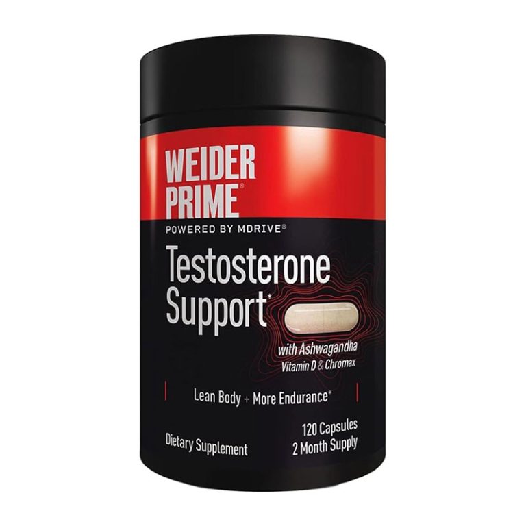 Weider Prime Testosterone Supplement - 120 Capsules