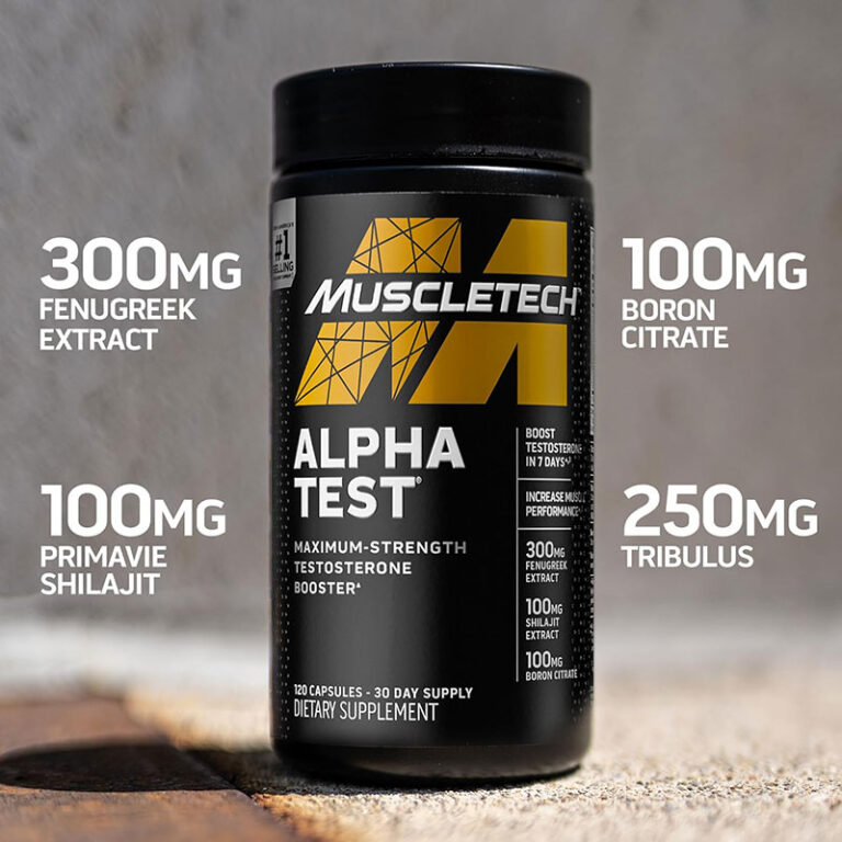 MuscleTech Alpha Test - 120 Capsules