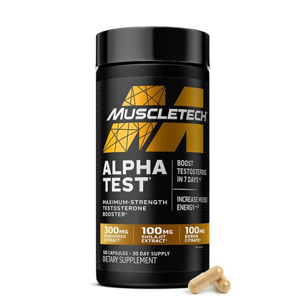 MuscleTech Alpha Test - 120 Capsules