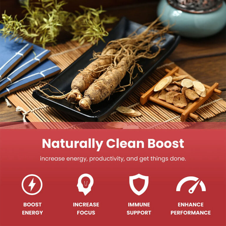 Nutra Champs Korean Panax Ginseng - 120 Capsules