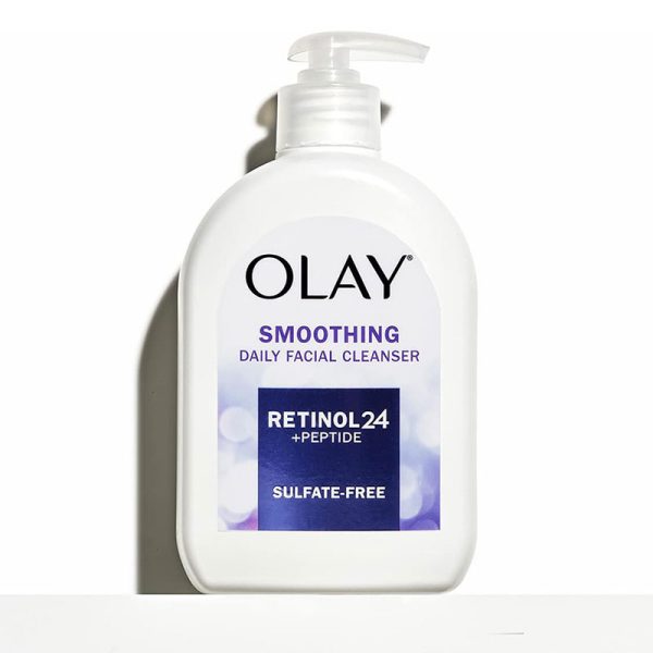 Olay Smoothing Daily Facial Cleanser Retinol 24+ Peptide - 473ml