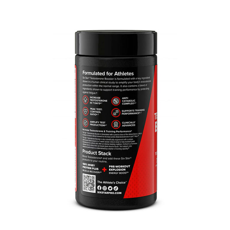 Six Star Testosterone Booster 386mg - 60 Caplets