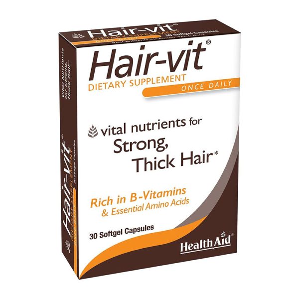 Vitabiotics Hairvit - Strong, Thick & Shiny Hair - 30 Capsules