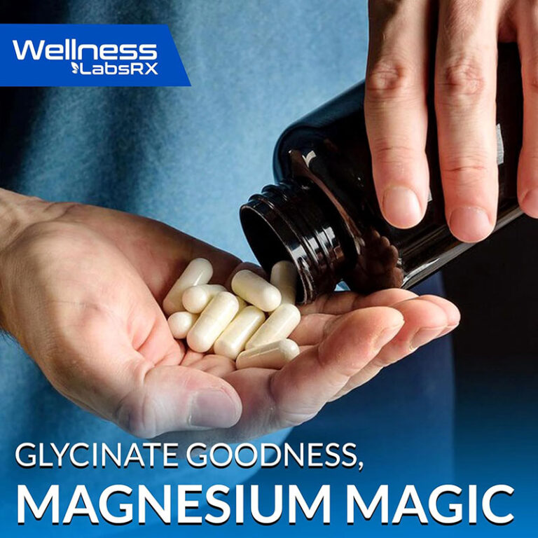 Wellness Labs RX Magnesium Glycinate 750mg - 120 Capsules