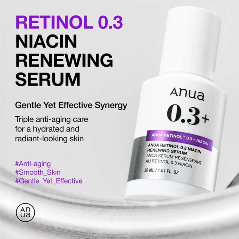 ANUA Nano Retinol 0.3 Niacin Renewing Serum - 30ml