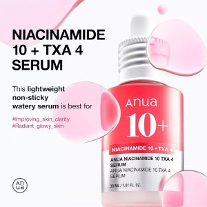 Anua 10% Niacinamide+ 4% Tranexamic Acid Serum - 30ml