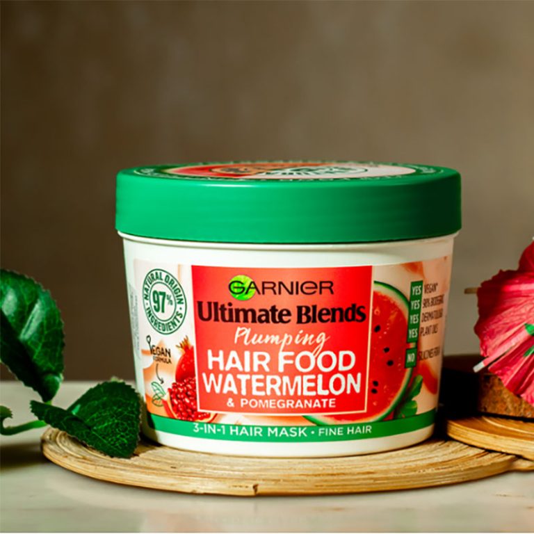 Garnier Ultimate Blends Hair Food Watermelon 3-In-1 Dry Hair Mask Treatment – 390ml