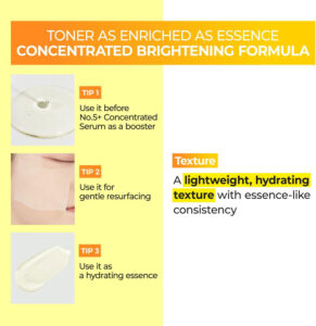 Numbuzin No.5+ Vitamin Boosting Essential Toner - 200ml