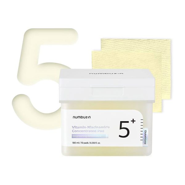 Numbuzin No.5 Vitamin-Niacinamide Concentrated Pad 180ml - 70 Pads