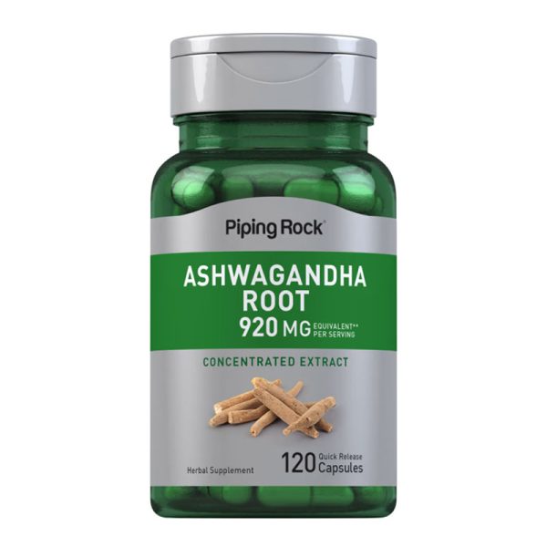 Piping Rock Ashwagandha Root 920 mg - 120 Capsules