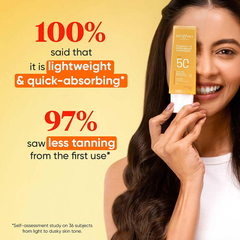 Dot & Key Vitamin C + E Sunscreen, SPF 50+ PA++++ (50ml)