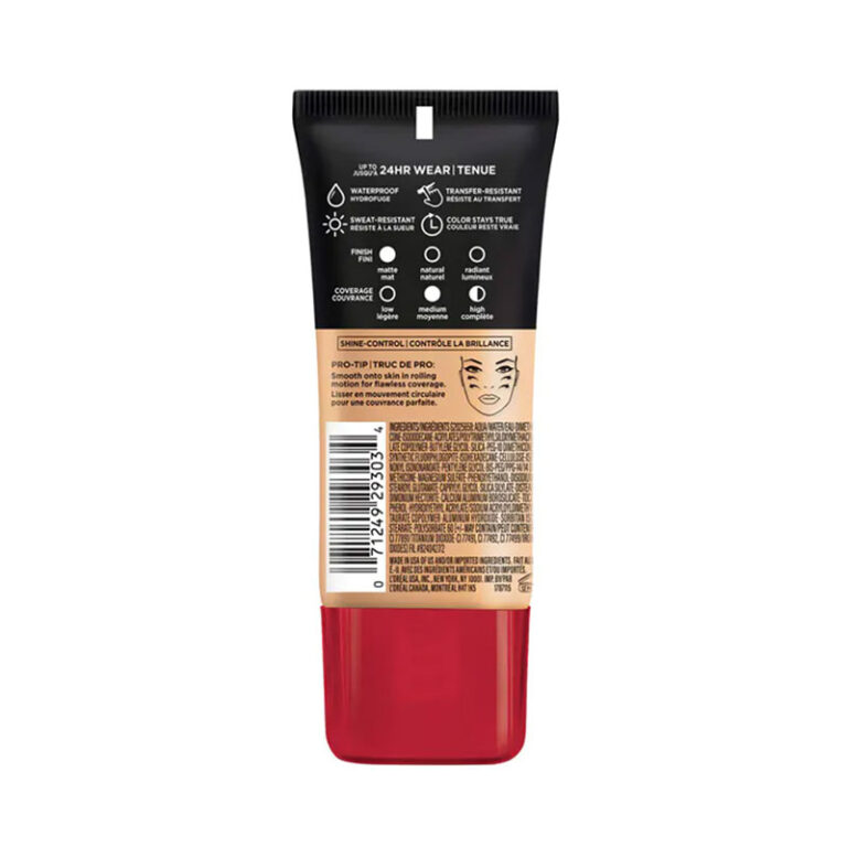 Loreal Infallible Pro Matte Foundation 104 Golden Beige - 30ml