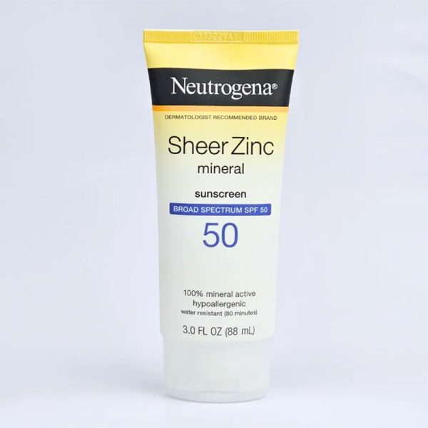 Neutrogena Sheer Zinc Mineral Sunscreen Broad Spectrum SPF 50 - 88ml