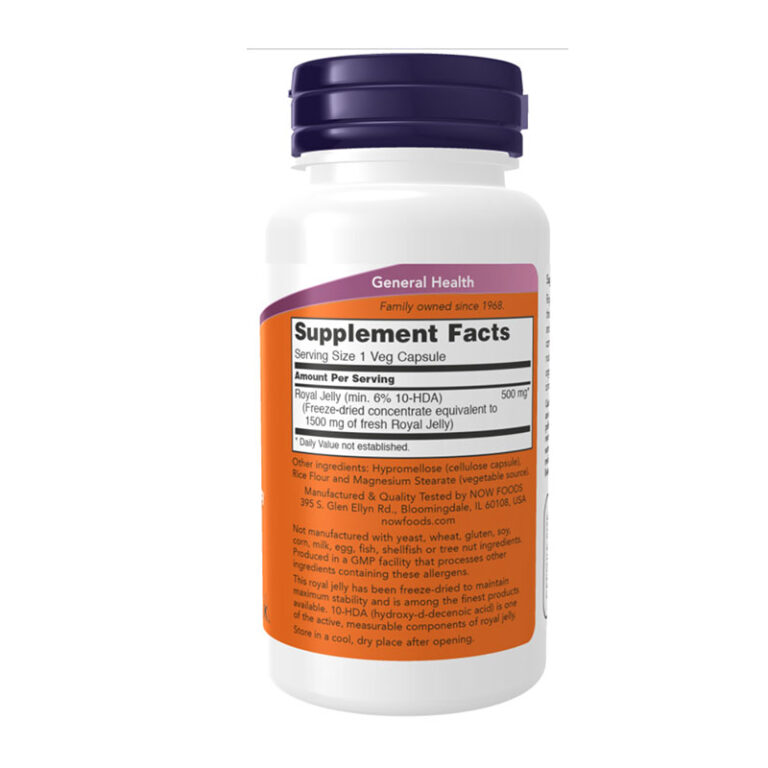 Now Royal Jelly - 60 Capsules