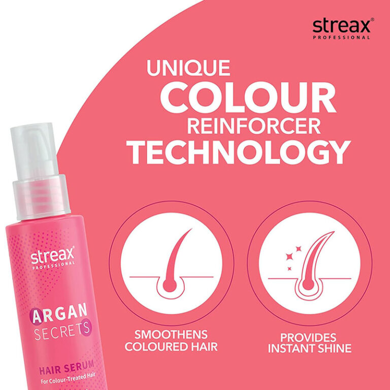 Streax Professional Argan Secrets Colour Protect Hair Serum - 100ml
