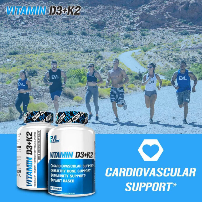Evlution Nutrition Vitamin D3 + K2 60 - Capsules