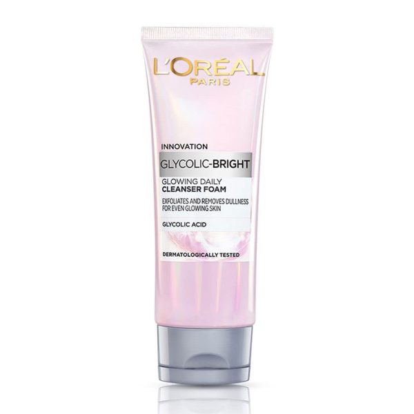 L'Oreal Paris Glycolic Bright Daily Cleanser Foam - 100ml