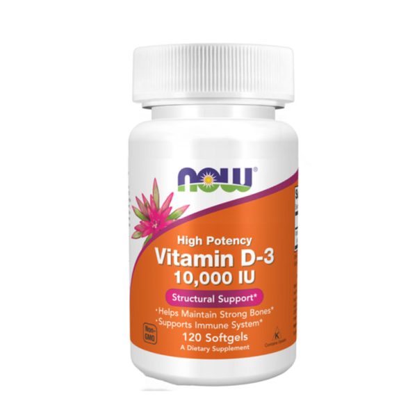 NOW Foods Vitamin D-3 10000 IU - 120 Softgels