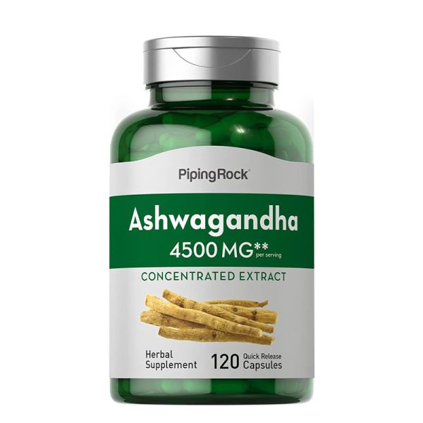 Piping Rock Ashwagandha Capsules 4500mg - 120 Count