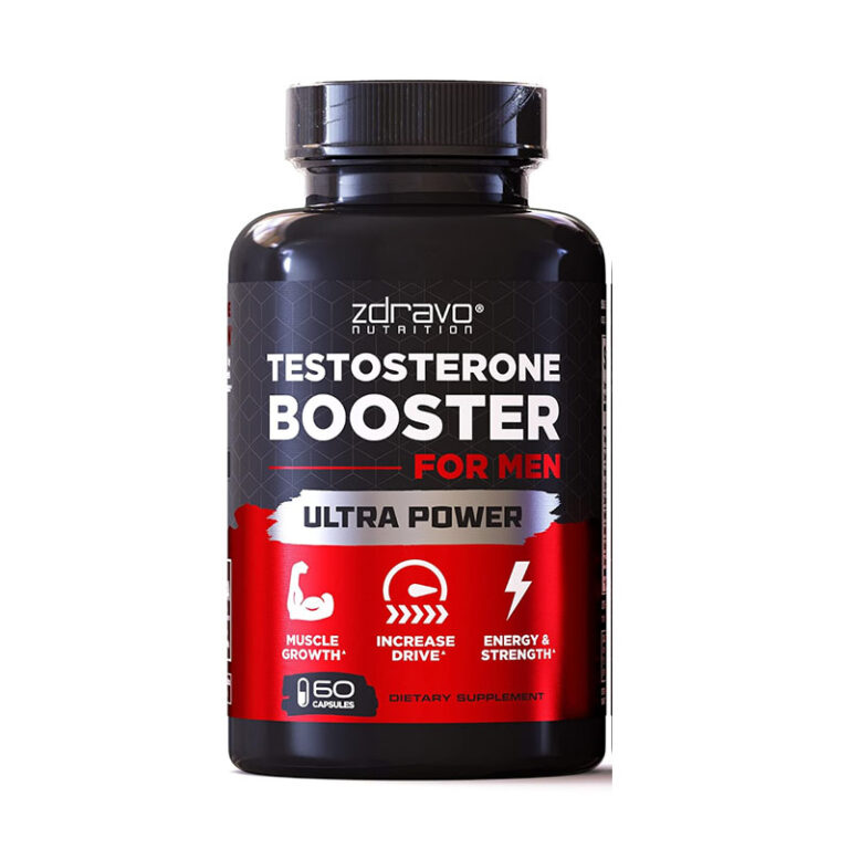 Zdravo Nutrition Testosterone Booster for Men Ultra Power - 60 Caps