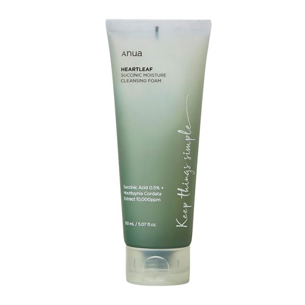 Anua Heartleaf Succinic Moisture Cleansing Foam- 150ml