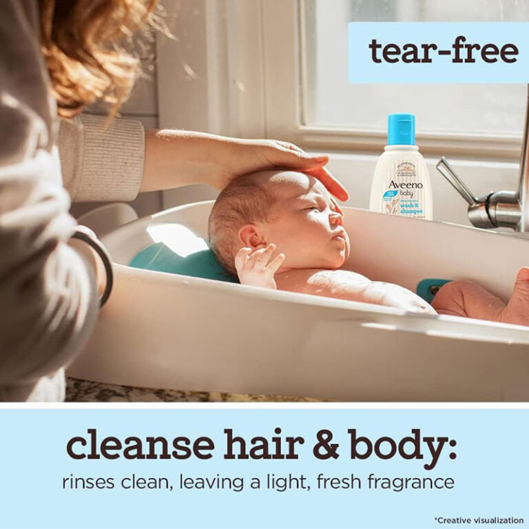 Aveeno Baby Daily Moisture Wash & Shampoo - 354ml