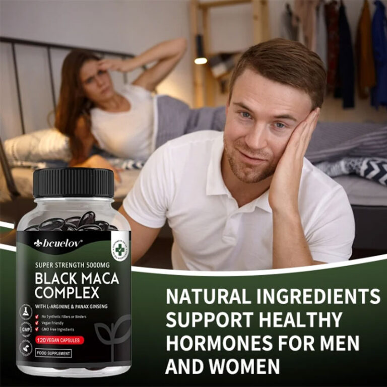 Bcuelov Black Maca Complex - 120 Capsules