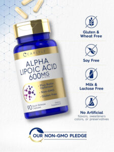 Carlyle Alpha Lipoic Acid 600mg - 90 Capsules