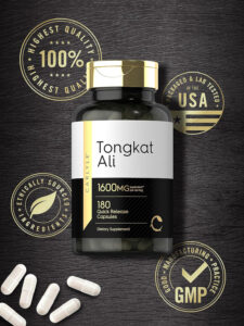 Carlyle Tongkat Ali Quick Release - 180 Capsules