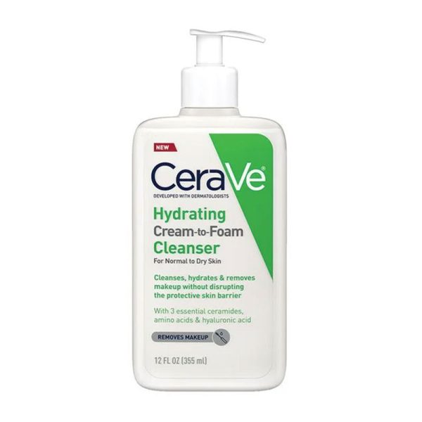 Cerave Hydrating Cream-to-Foam Cleanser - 355ml