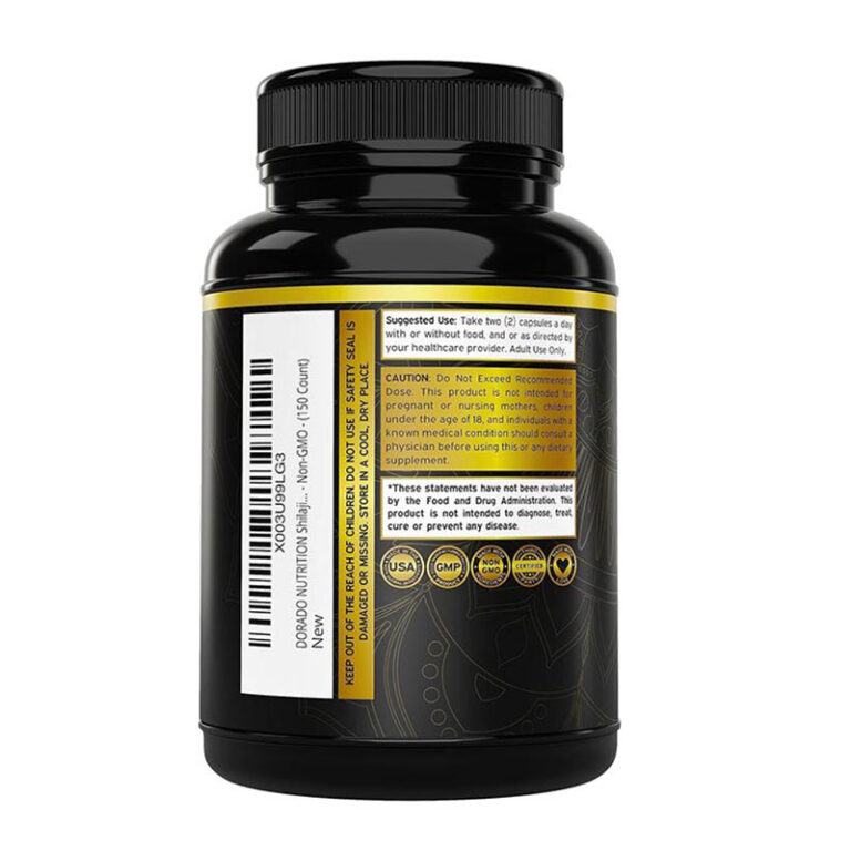Dorado Nutrition Shilajit Pure Himalayan Capsules 10000mg - 150 Capsules