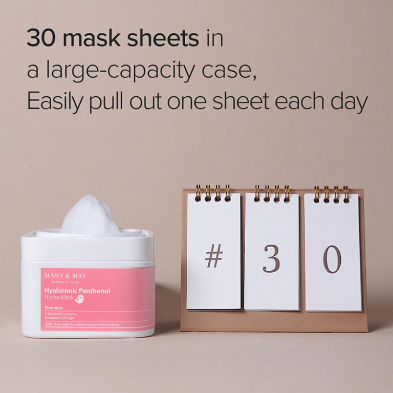 Mary & May Hyaluronic Panthenol Hydra Mask (30EA)